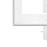 Placa 4x2 C-suporte - 2 Módulos Horizontais - Evidence 2886