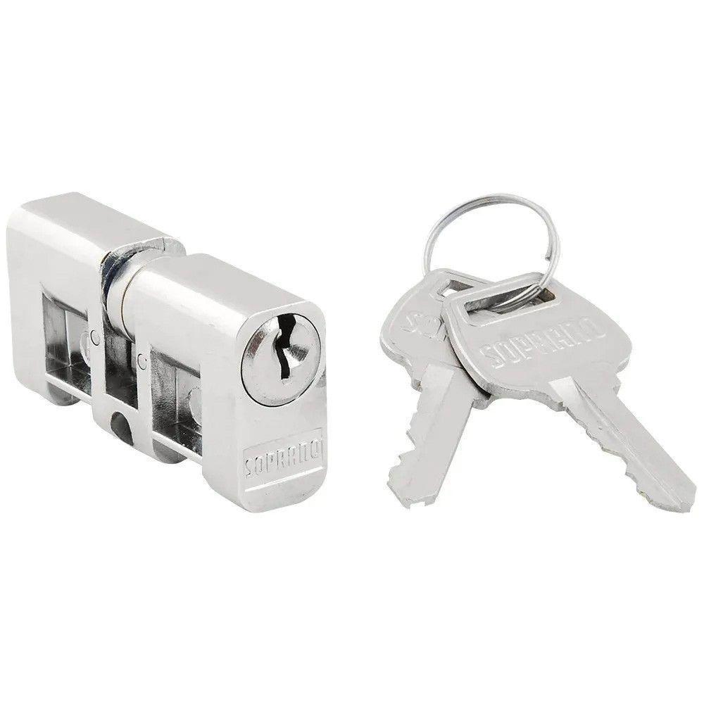 Cilindro De Reparo 53mm Zamac Cromado Soprano - 1