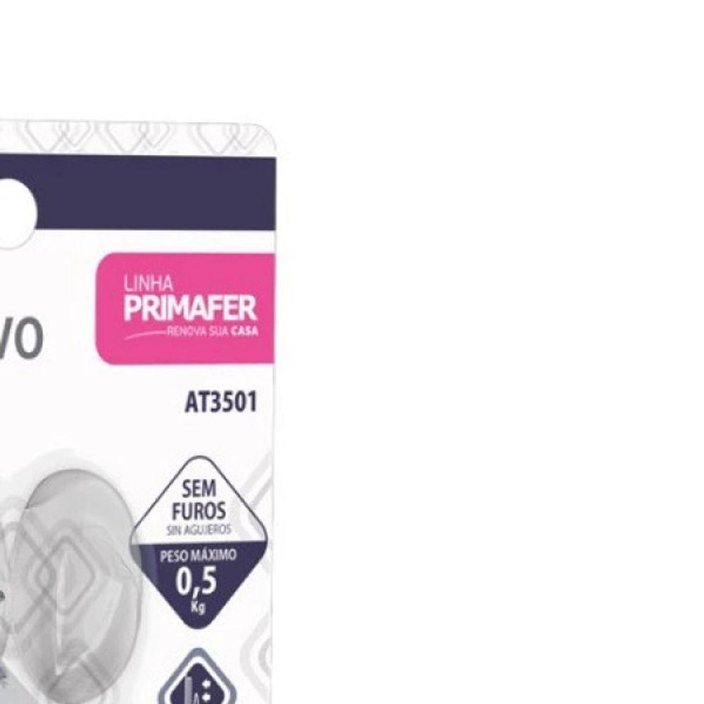 Atlas Gancho Adesivo 6pcs 0,5kg Oval Transp - 3