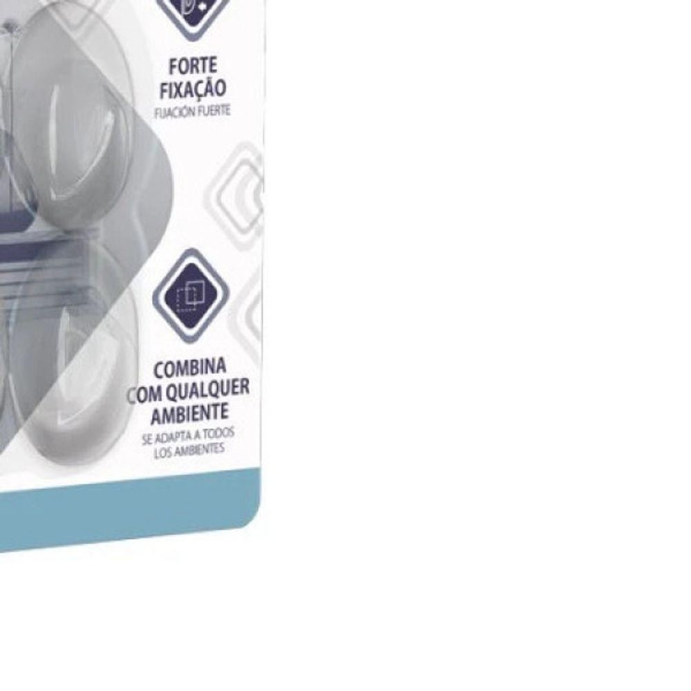 Atlas Gancho Adesivo 6pcs 0,5kg Oval Transp - 5
