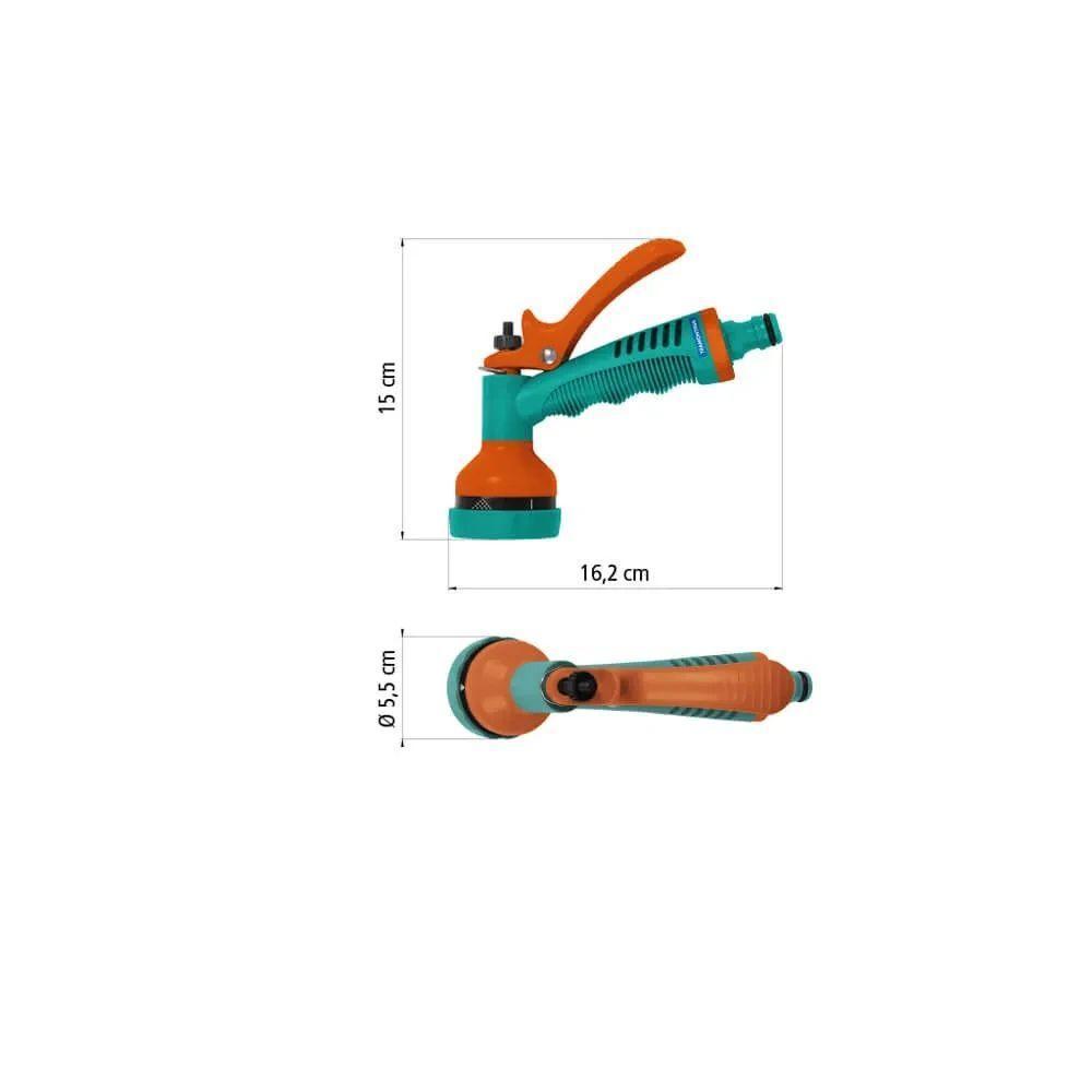 Hidropistola Tramontina Com 10 Jatos Engate Rápido 78519-500 - 4