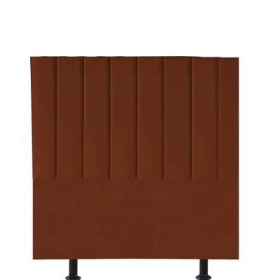 Cabeceira Estofada Carla 100cm Solteiro Para Cama Colchão Box Quarto Suede Terracota Telha - Aurora Line
