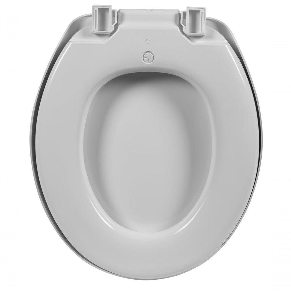 Assento Almofadado Oval Reforçado Branco - 1