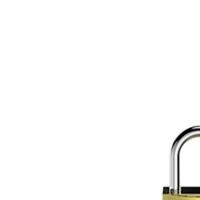 Cadeado 50mm Com 3 Chaves Tri-angle Dourado - 1