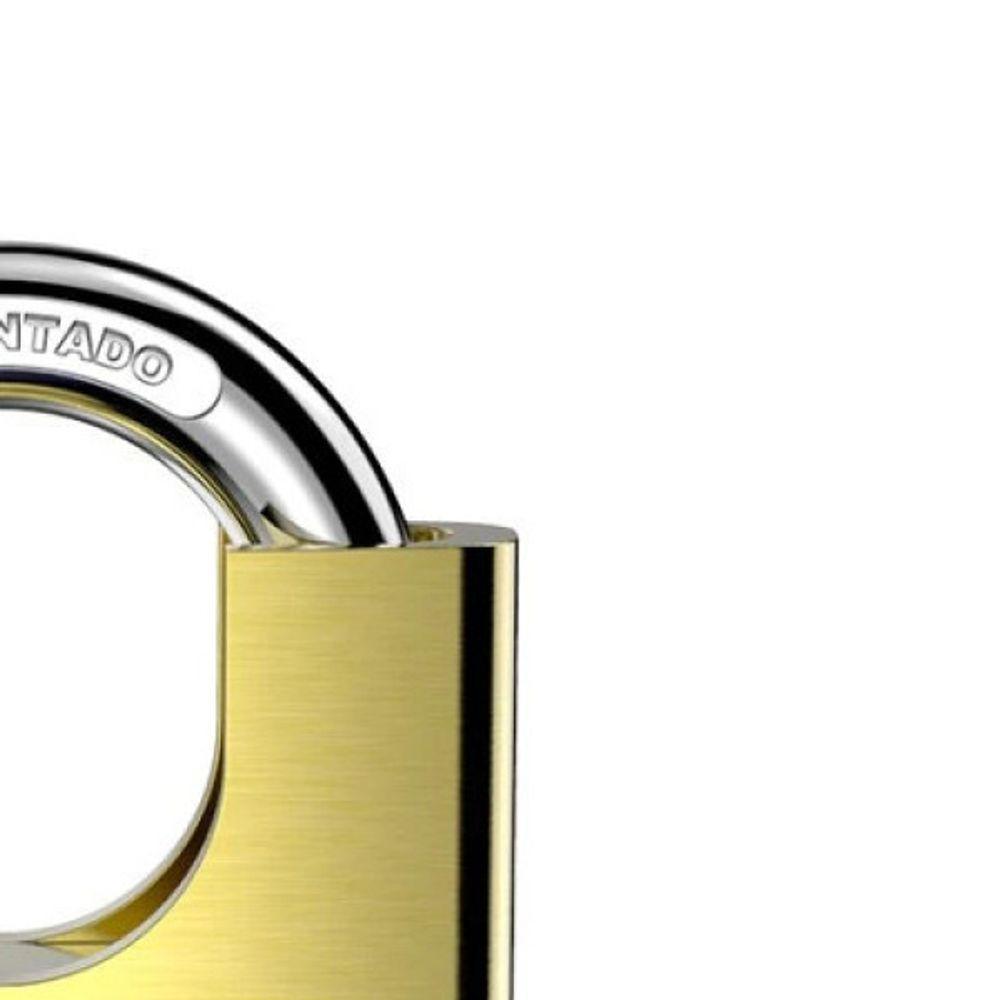 Cadeado 25mm Com 3 Chaves Tri-angle Dourado - 3