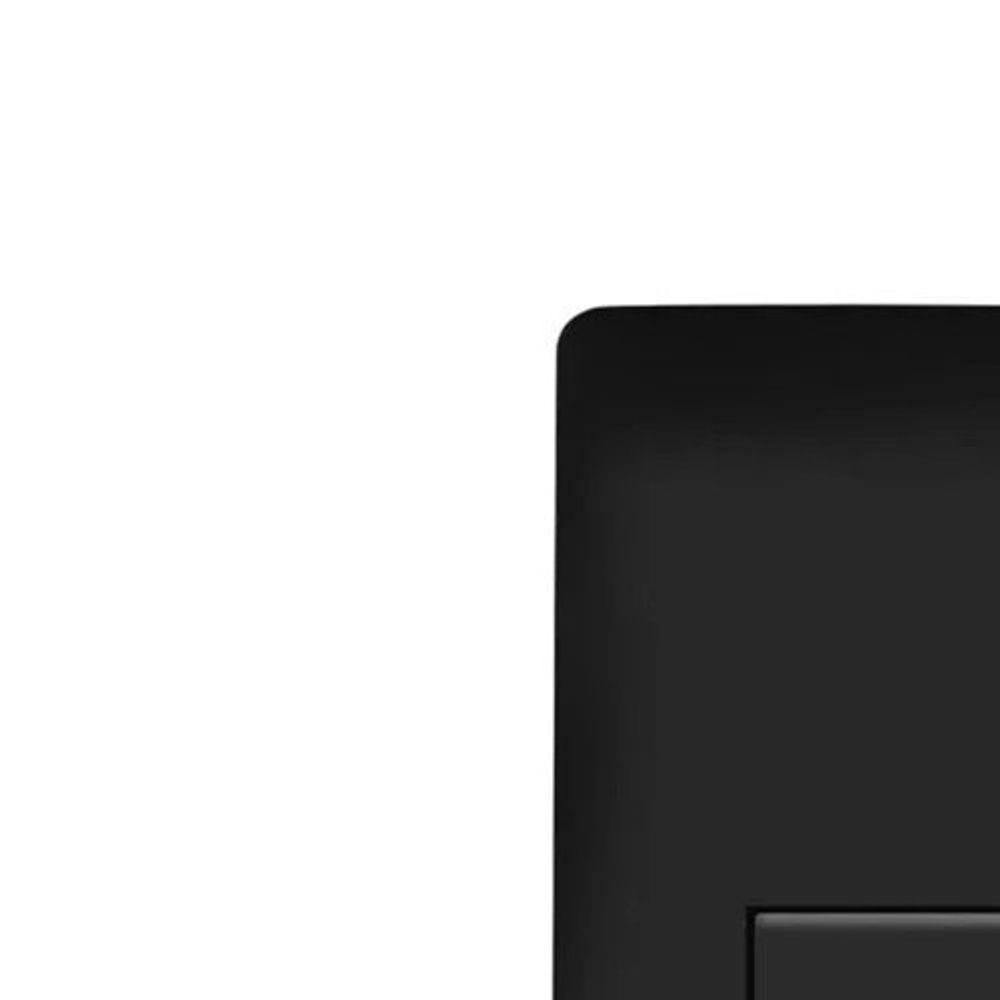 Interruptor Fame 1 Tecla Simples - 4046 Habitat Black - 2