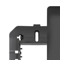 Placa 4x2 C-suporte - 1 Módulos Horizontais - 4071 Habitat Black - 2