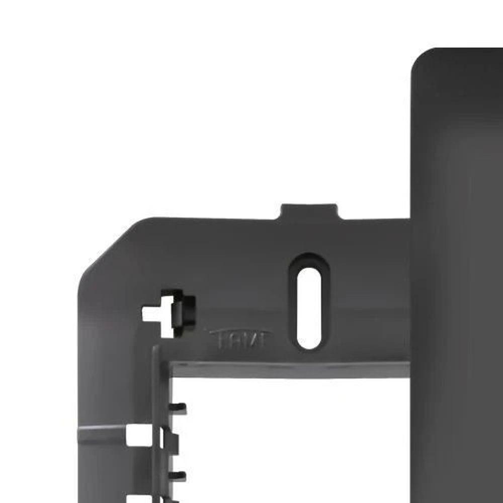 Placa 4x2 C-suporte - 3 Módulos Horizontais - Habitat Black 4075 - 2