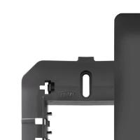 Placa 4x2 C-suporte - 3 Módulos Horizontais - Habitat Black 4075 - 2