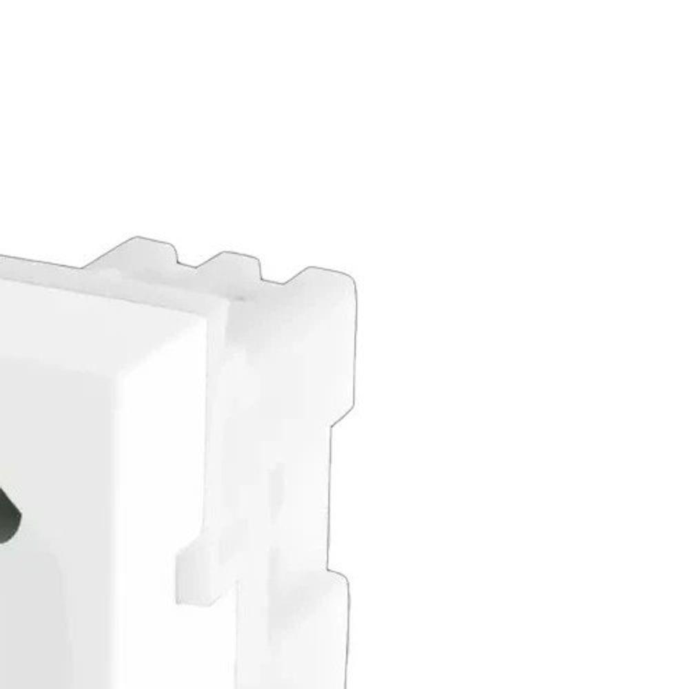 Módulo Tomada 2p+t 10a-250v~ Evidence - Modulare - Blanc Mais Fame - 2