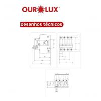 Disjuntor Ourolux Unipolar Curva C 40a - 2