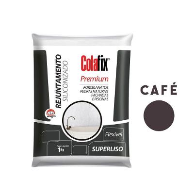 Rejunte Colafix Siliconizado 1kg - Café