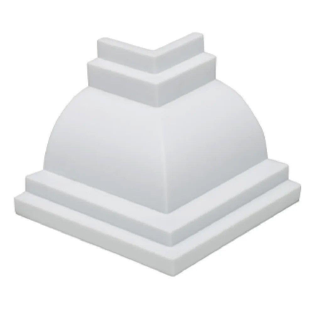 Canto Externo Encaixe Para Acabamento Nobre Pvc Gelo - 1