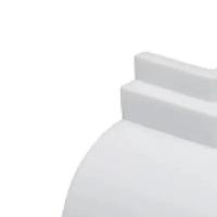 Canto Externo Encaixe Para Acabamento Nobre Pvc Gelo - 2