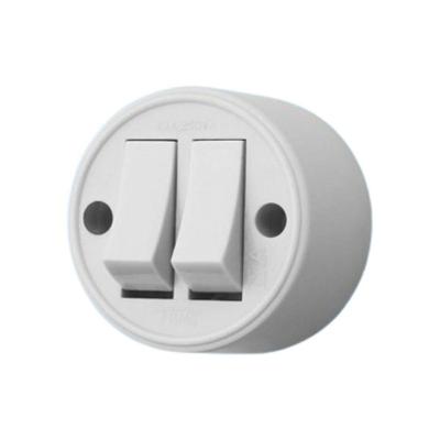 Interruptor Simples - 2 Teclas - 10a-250v - Cinza - Sobrepor