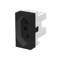 Módulo Tomada Fame 10a - 4034 Habitat Black - 1