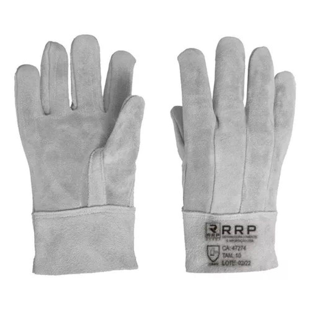 Luva Segurança Couro C-reforço - 3