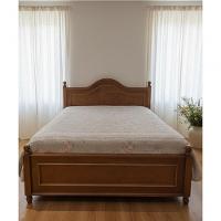 Cama De Casa Vitória King Size 1,95 X 2,05 - Madeira Maciça - Móveis De Gramado - Castanho - 1