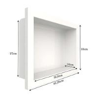 Nicho Bosi Médio Branco - 45x10x33 - 2