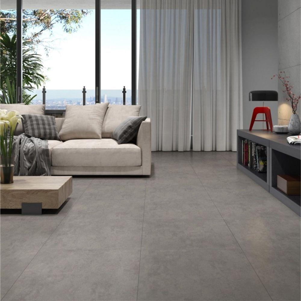 Piso Cecafi Elemento Cinza Plus Ret. - 61x61 - 2