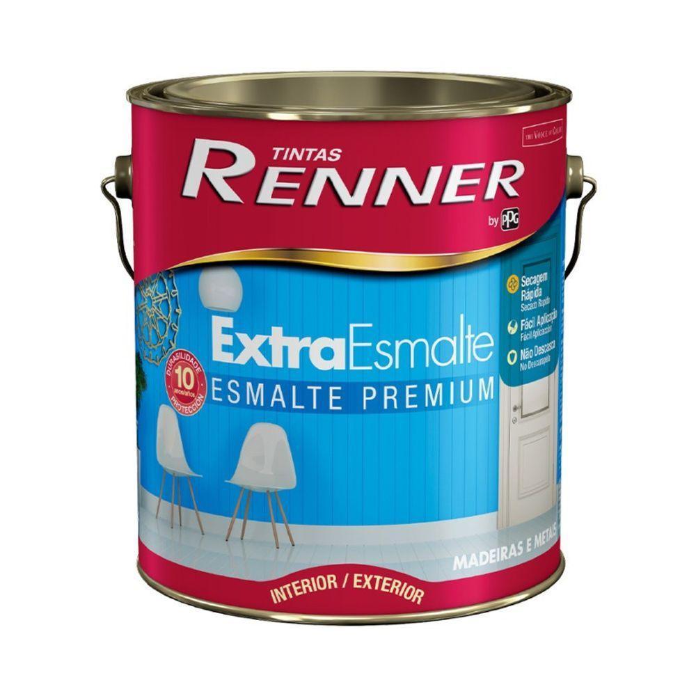 Tinta Esmalte Extra Brilhante Renner Verde Folha - 3,6lt - 1