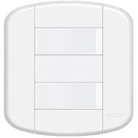 Interruptor Duplo Fame - 3910 Blanc - 1