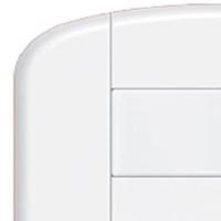 Interruptor Duplo Fame - 3910 Blanc - 2