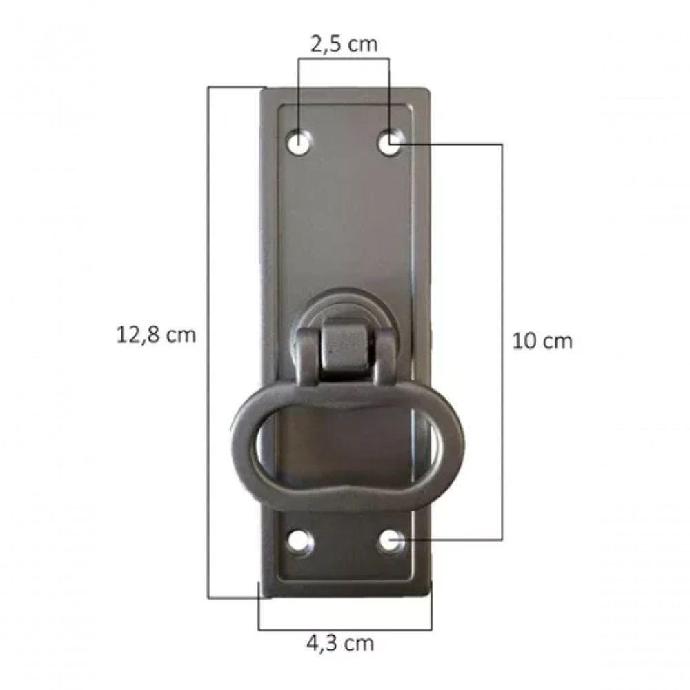 Fechadura Cremona Com Chave Embutir Cilindro - 3