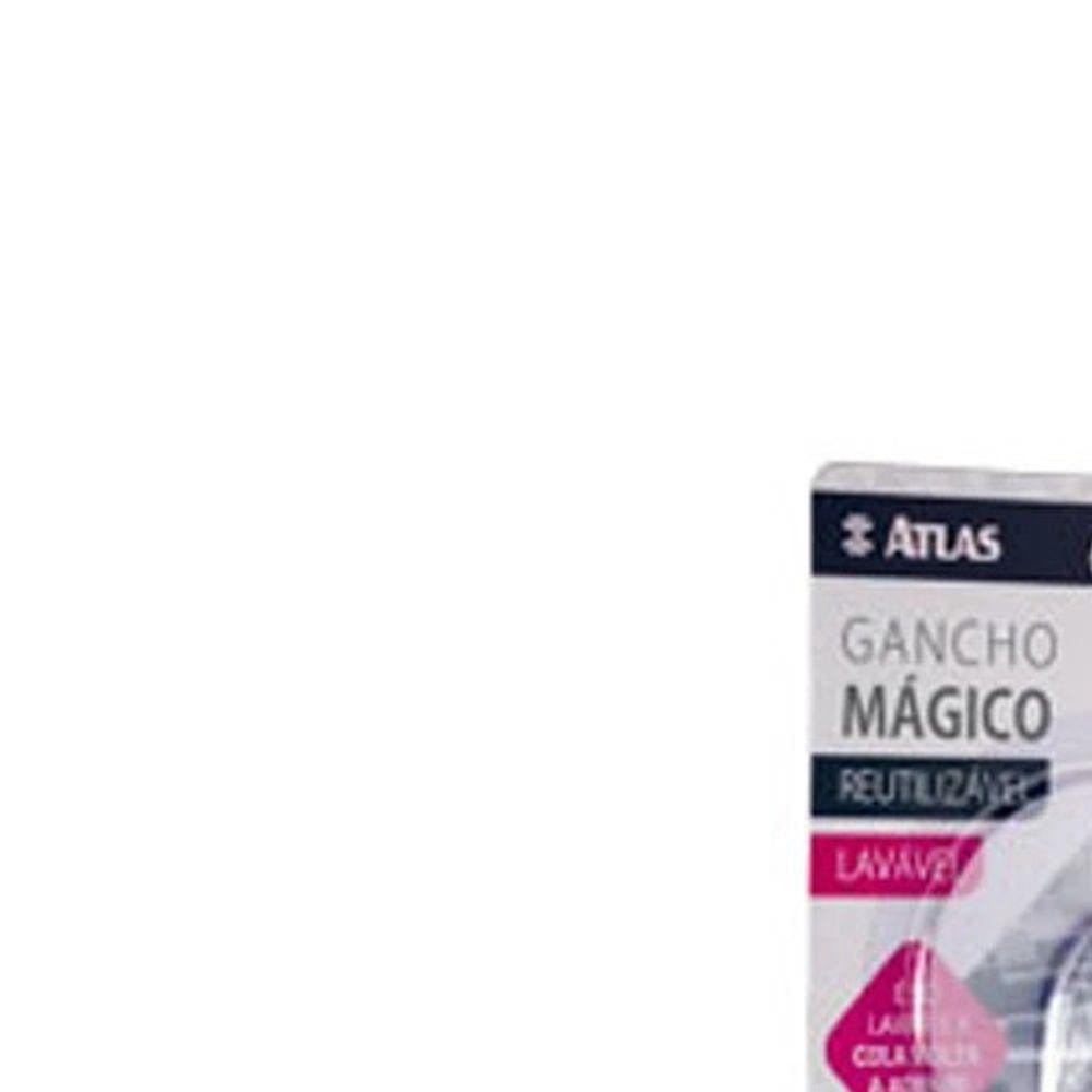 Gancho Magico 2 Peças 1,0kg Plástico Atlas - 2