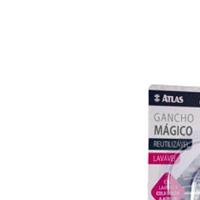 Gancho Magico 2 Peças 1,0kg Plástico Atlas - 2