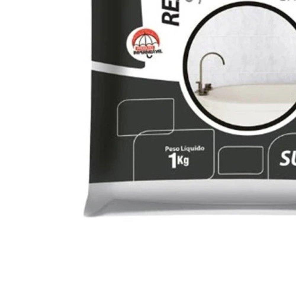 Rejunte Colafix Siliconizado 1kg - Preto - 4