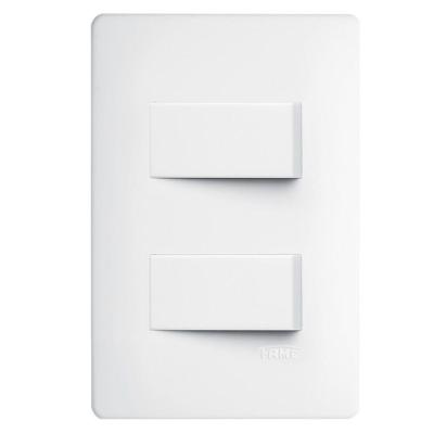 Interruptor Fame 2 Teclas Distanciadas - 2904 Evidence