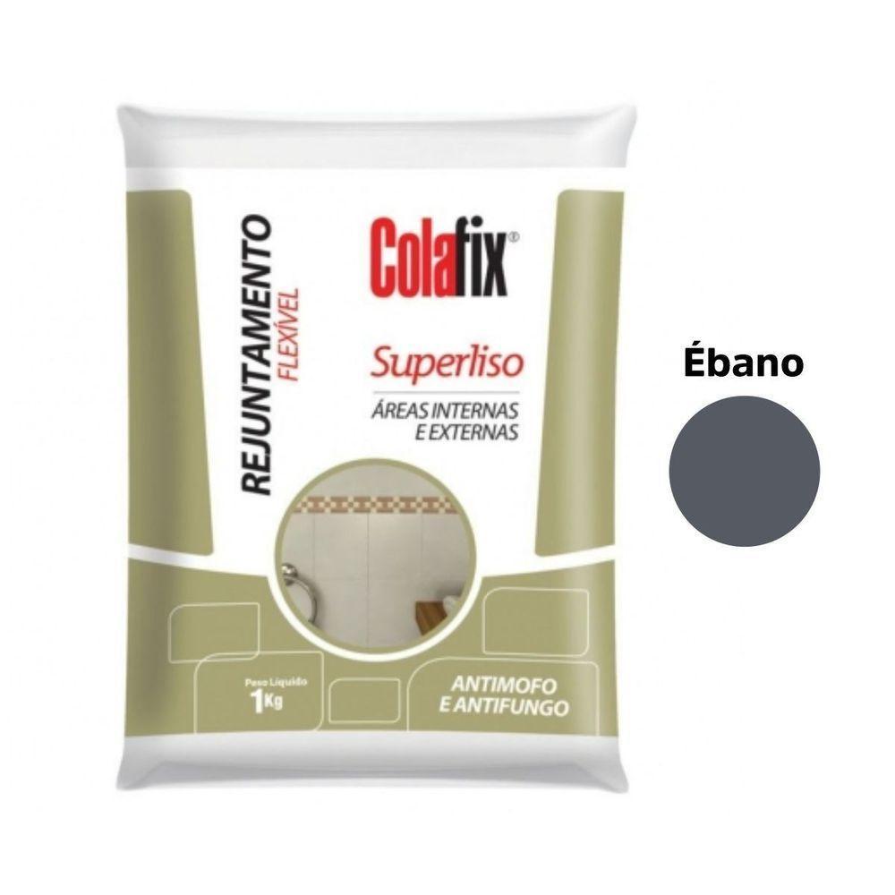 Rejunte Colafix Flexível 1kg - Ebano - 1