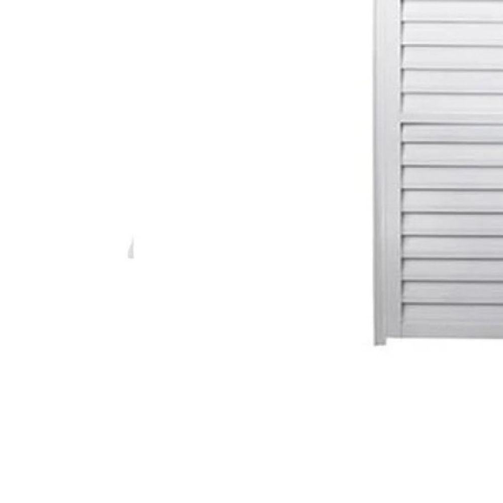 Porta De Alumínio Basculante-veneziana -80x210 - Esquerda - Branca - 2