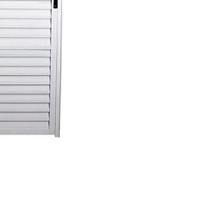 Porta De Alumínio Basculante-veneziana -80x210 - Esquerda - Branca - 3