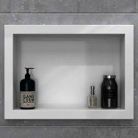 Nicho Para Banheiro Bosi 45x10x33 - Preto - 1