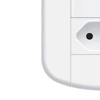 Interruptor Duplo Com Tomada 20a Fame - 3930 Blanc - 3