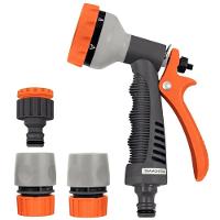 Conjunto Para Irrigação Tramontina 78583610 Com Engates Rápidos E Hidropistola - 1