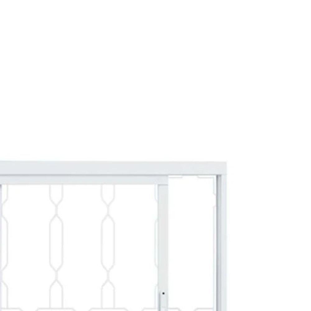 Janela Correr Vitralfer 120x100 - 2 Folhas - 1 Fixa C-grade - Branca - 3