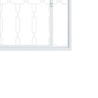 Janela Correr Vitralfer 120x100 - 2 Folhas - 1 Fixa C-grade - Branca - 5