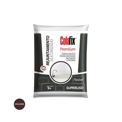 Rejunte Colafix Siliconizado 1kg - Chocolate