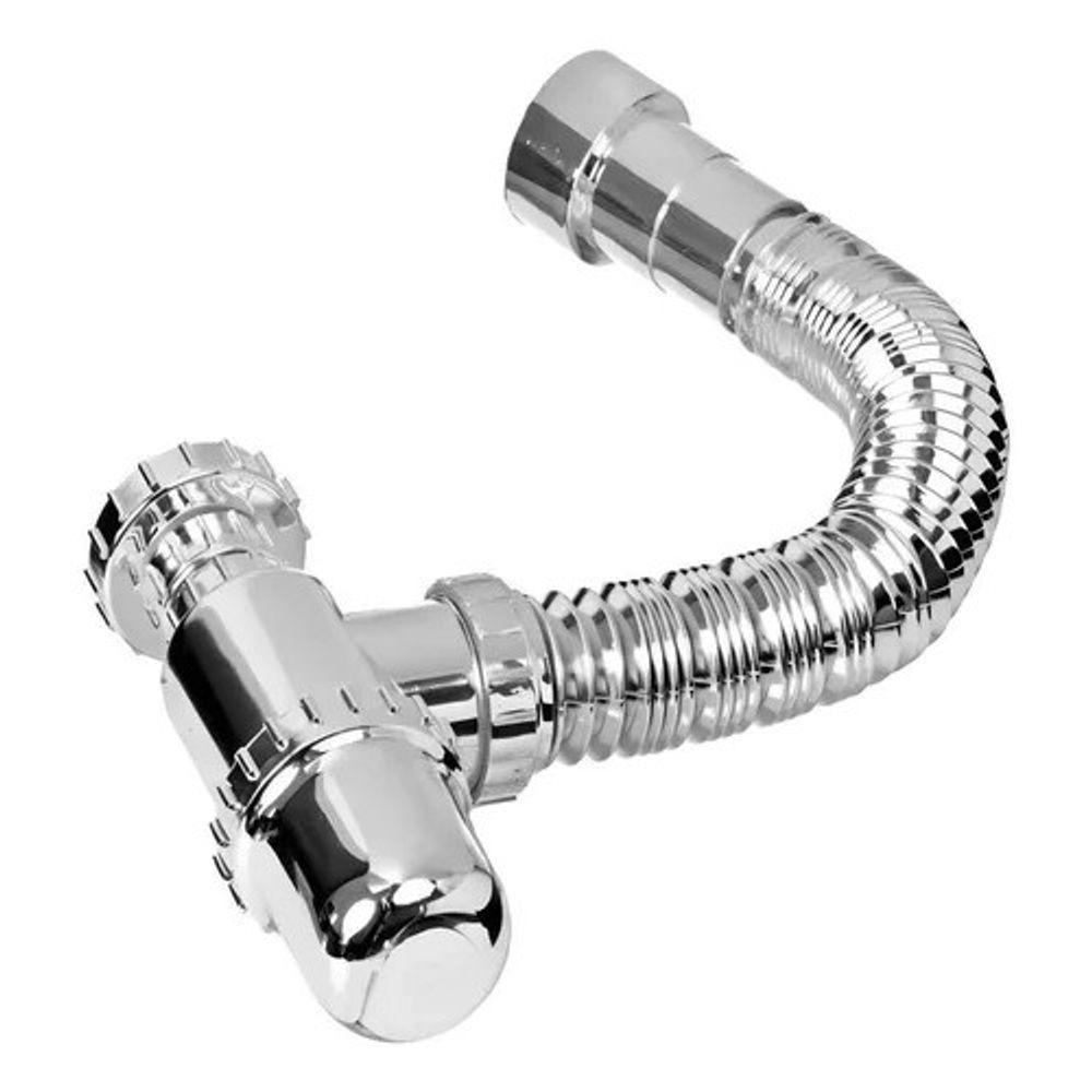 Sifão Sanfonado Universal Com Copo Astra - Ssuc - 1