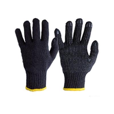 Luva Tricotada 3 Fios Preta Pigmentada