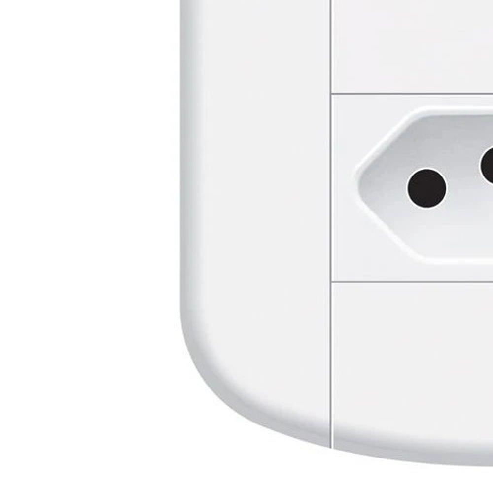 Interruptor Simples Com Tomada 20a Fame - 3925 Blanc - 4