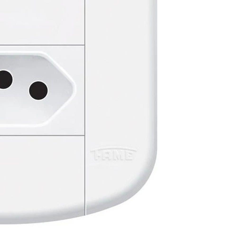 Interruptor Simples Com Tomada 20a Fame - 3925 Blanc - 5