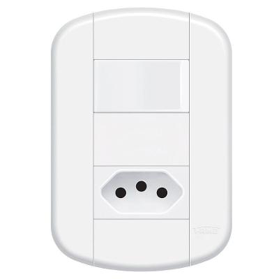 Interruptor Simples Com Tomada 20a Fame - 3925 Blanc