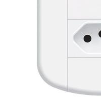 Interruptor Simples Com Tomada 20a Fame - 3925 Blanc