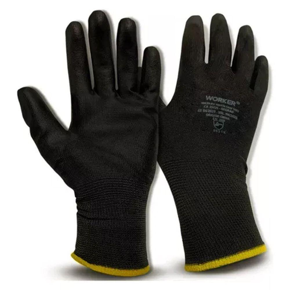 Luva De Segurança Em Poliuretano Tamanho G Touch Wk29 - Worker - 1