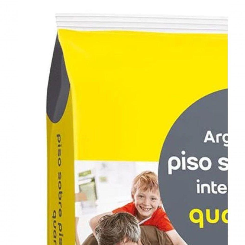 Argamassa Piso Sobre Piso Interno Cinza 20kg Embalagem Papel - Quartzolit - 4
