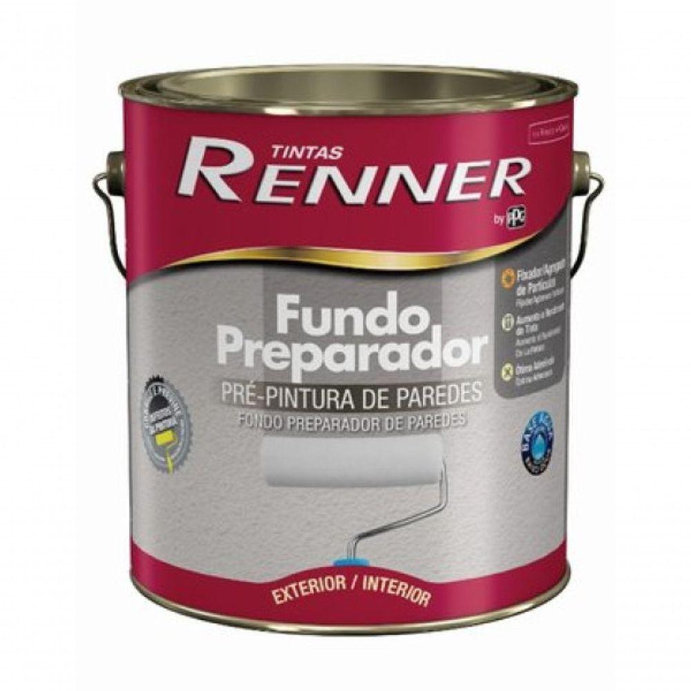 Fundo Preparador Base Agua Renner - 3,6lt - 2